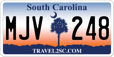 SC license plate MJV248