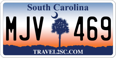 SC license plate MJV469