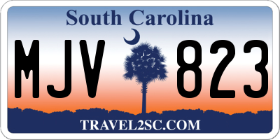 SC license plate MJV823
