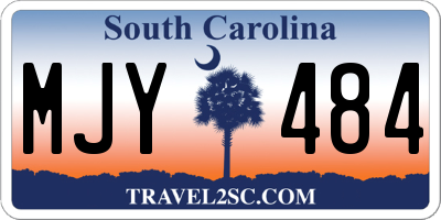 SC license plate MJY484