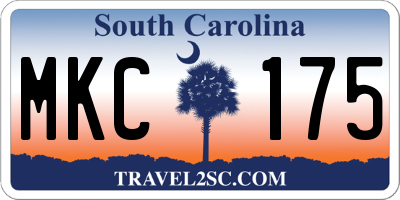 SC license plate MKC175