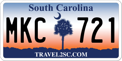 SC license plate MKC721