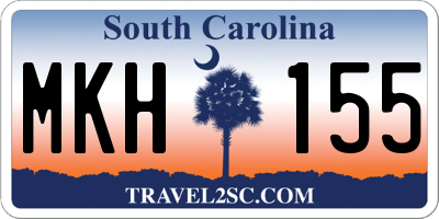SC license plate MKH155