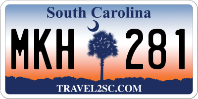 SC license plate MKH281