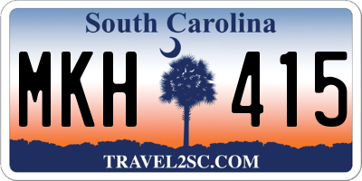 SC license plate MKH415
