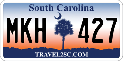 SC license plate MKH427