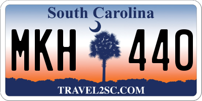 SC license plate MKH440