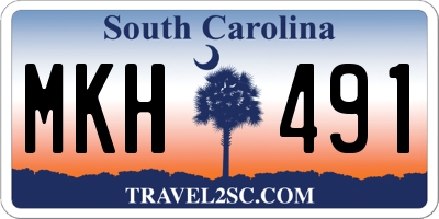 SC license plate MKH491