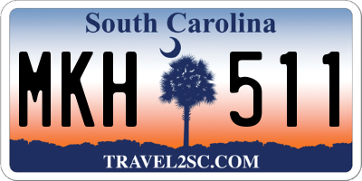 SC license plate MKH511