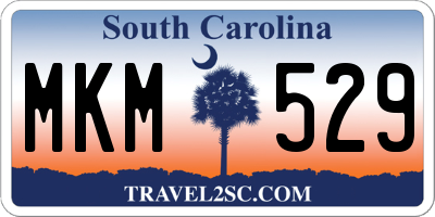 SC license plate MKM529