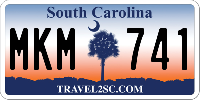 SC license plate MKM741