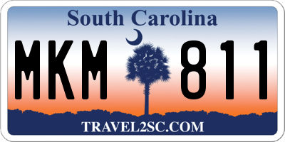 SC license plate MKM811