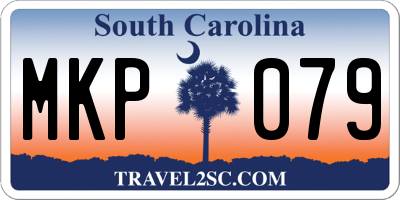 SC license plate MKP079