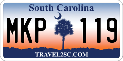 SC license plate MKP119