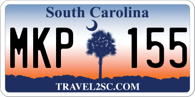 SC license plate MKP155
