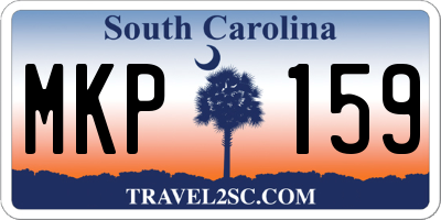 SC license plate MKP159
