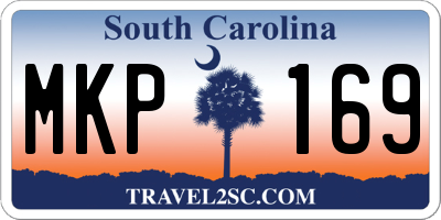 SC license plate MKP169