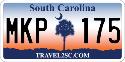 SC license plate MKP175