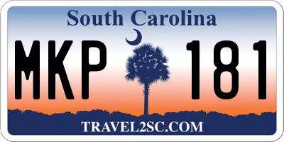 SC license plate MKP181