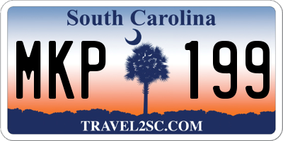 SC license plate MKP199