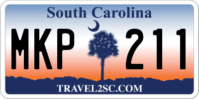 SC license plate MKP211