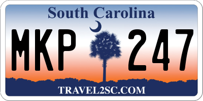 SC license plate MKP247