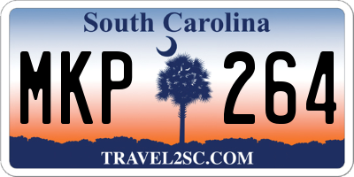SC license plate MKP264
