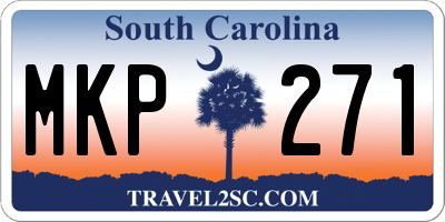SC license plate MKP271