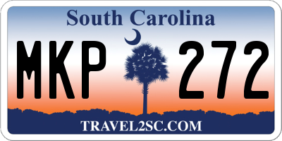 SC license plate MKP272