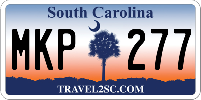 SC license plate MKP277