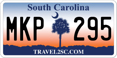 SC license plate MKP295