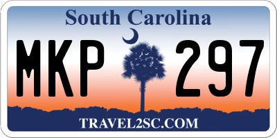 SC license plate MKP297