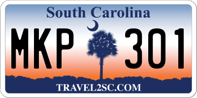 SC license plate MKP301