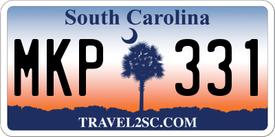 SC license plate MKP331