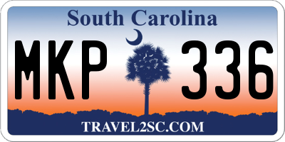 SC license plate MKP336