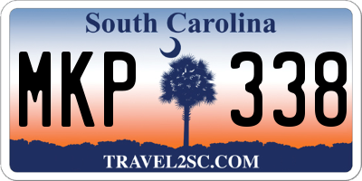 SC license plate MKP338
