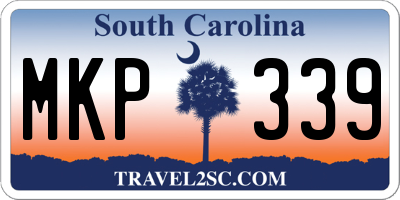 SC license plate MKP339
