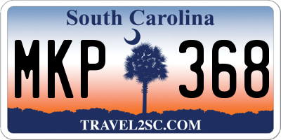 SC license plate MKP368