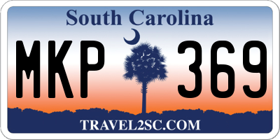 SC license plate MKP369