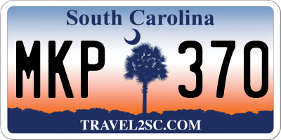 SC license plate MKP370