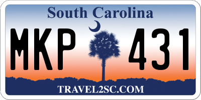 SC license plate MKP431
