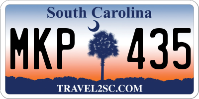 SC license plate MKP435