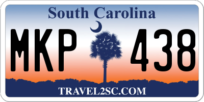 SC license plate MKP438