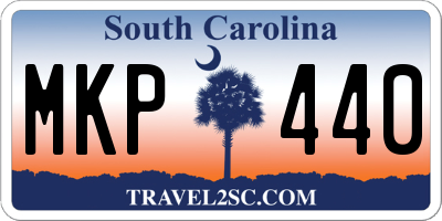 SC license plate MKP440
