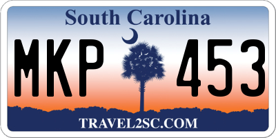 SC license plate MKP453