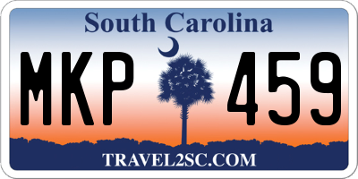 SC license plate MKP459