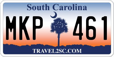 SC license plate MKP461