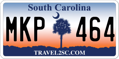 SC license plate MKP464