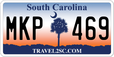 SC license plate MKP469