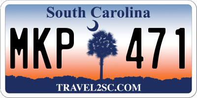 SC license plate MKP471